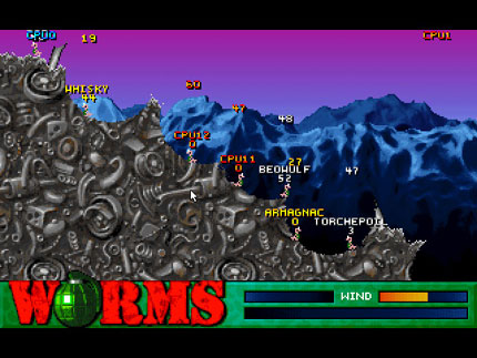 Retro-test skymac : Worms