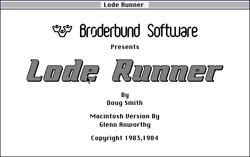 Retro-test skymac : Lode Runner - Ouverture