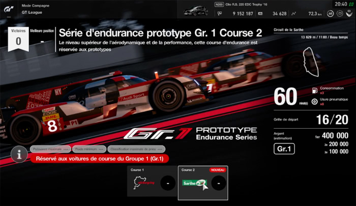 Nouvelle course d'endurance sur le circuit des 24H du Mans
