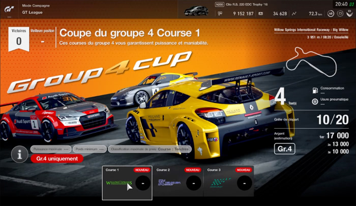 Nouveau championnat pour GT Sport : Group 4 Cup