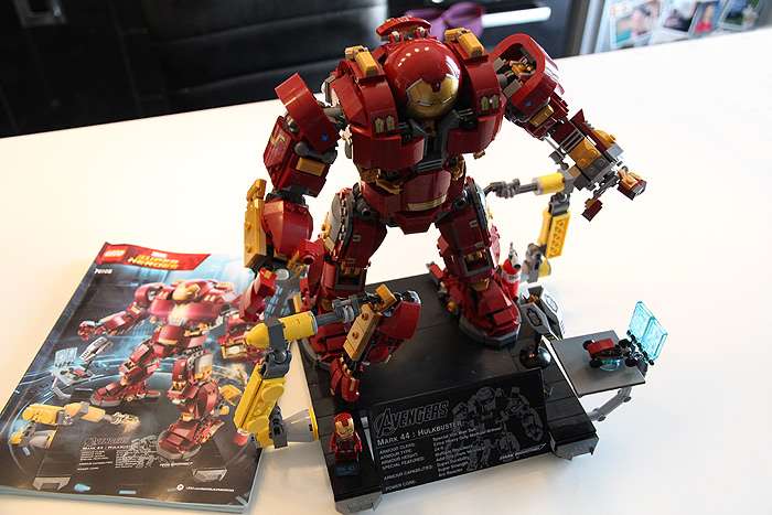 LEGO Hulkbuster - Le set entièrement monté