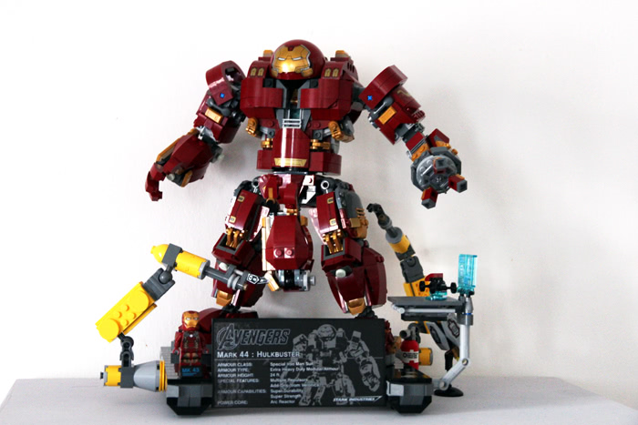 LEGO Hulkbuster - Le set entièrement monté