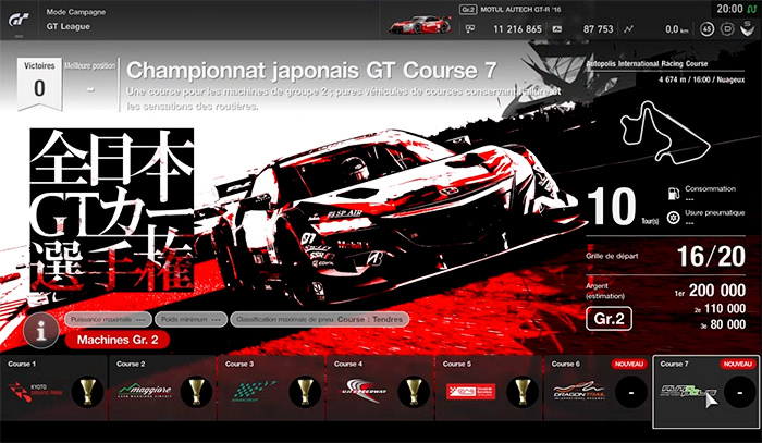 GT Sport : Autopolis dans le championnat japonais Gr. 2