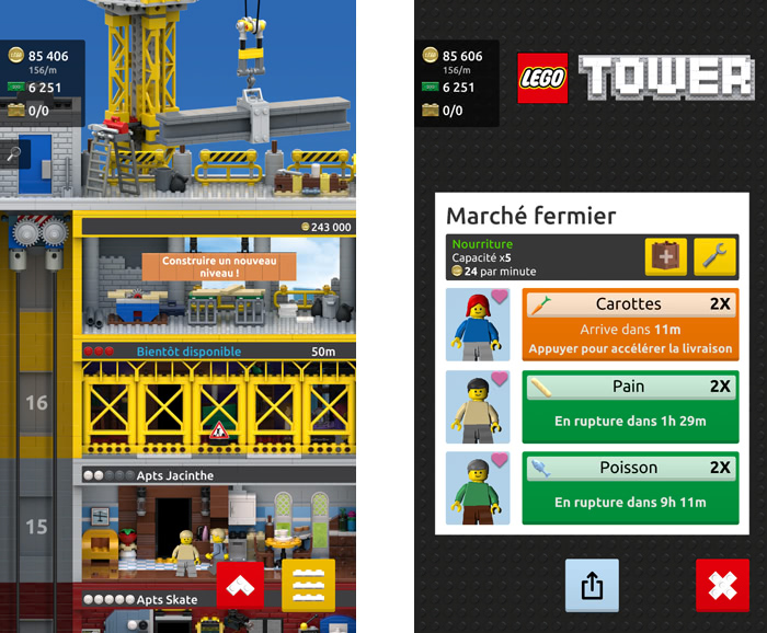 LEGO Tower - Construire une tour