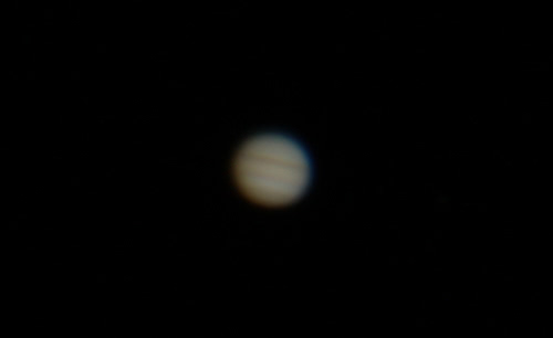 Tentative de photographie de Jupiter