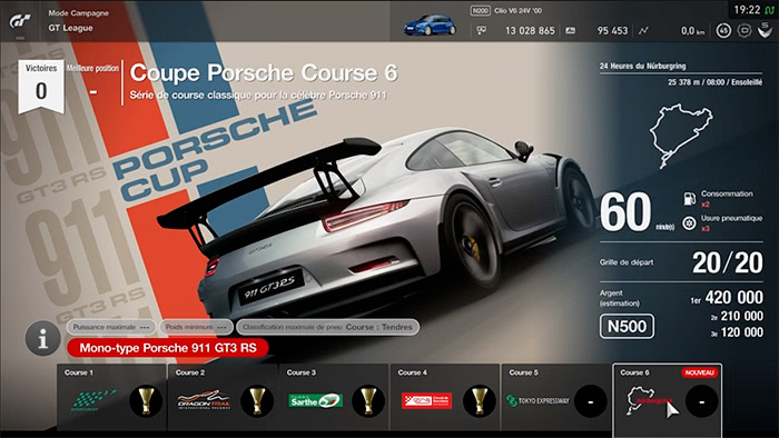 GT Sport : Endurance Porsche GT3 RS