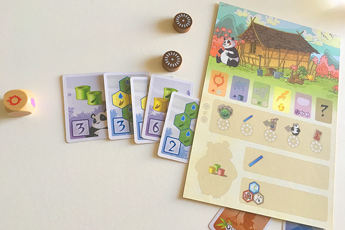 Jeu de société : Takenoko - Les cartes du joueur