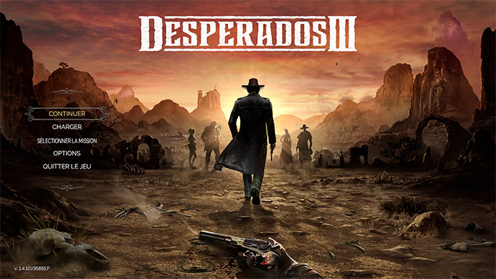 Desperados III - Le menu