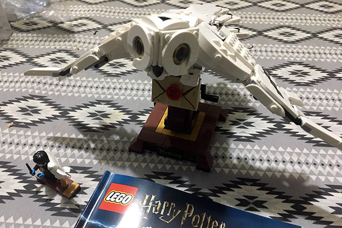 LEGO Harry Potter : Hedwige terminée