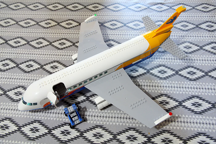 L'avion de passagers LEGO