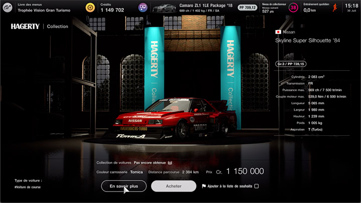 Gran Turismo 7 - Nissan Skyline R30 Super Silhouette Group 5 ’84