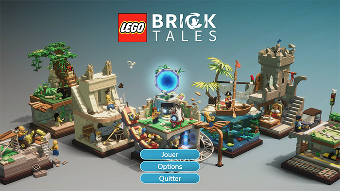 LEGO Bricktales : Menu du jeu