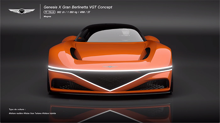 GT7 - Mise à jour 1.40 - Genesis X Gran Berlinetta Vision Gran Turismo Concept 