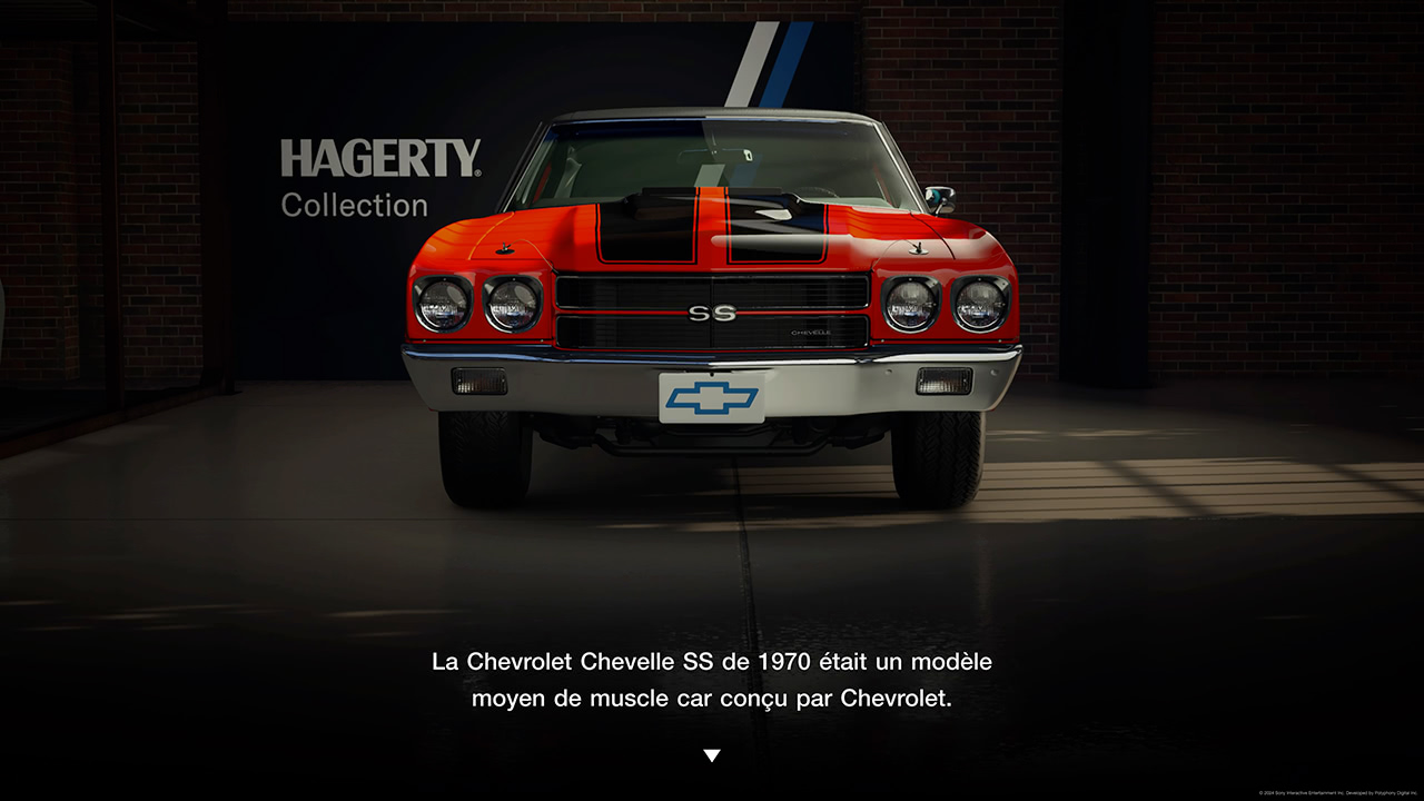 GT7 - Mise à jour 1.46 - Chevrolet Chevelle SS 454 '70