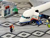 LEGO City : L\'avion de passagers - L\'ensemble en situation