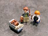 LEGO Harry Potter - Le Poudlard Express - Ron, Remus et le porte-bagages