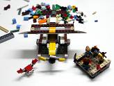 LEGO Creator - La péniche au bord du fleuve - L\'ensemble, entièrement monté