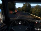 Euro Truck Simulator 2 - Nouvel incident, une voiture en feu