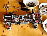 LEGO Technic : Land Rover Defender - Les deux trains assemblés