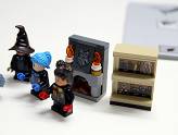 LEGO Harry Potter - La malle magique de Poudlard - Cheminée et blibliothèque