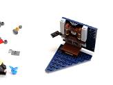 LEGO Harry Potter - Blason Serdaigle - Le pan de côté, bien avancé