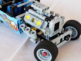 LEGO - Hot Rod - Vue du moteur.