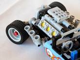 LEGO - Hot Rod - Autre vue du moteur.