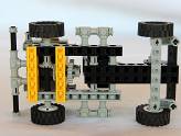 LEGO - 25 ans - LEGO Technic - Karting, vu de dessous