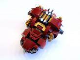 LEGO - Marvel\'s Hulkbuster - Torse et bassin vus de dos.