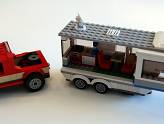 LEGO City - Le pick-up et sa caravane - La caravane côté ouverture
