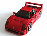 LEGO Creator - Ferrari F40 - Avant - Phares ouverts