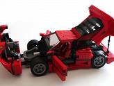 LEGO Creator - Ferrari F40 - Côté - Tout ouvert