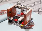 LEGO : L\'animalerie et le café - Montage du café, l\'intérieur