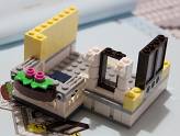 LEGO : L\'animalerie et le café - Etage Art Déco, le début