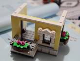 LEGO : L\'animalerie et le café - Etage Art Déco, la façade