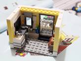 LEGO : L\'animalerie et le café - Etage Art Déco, l\'intérieur