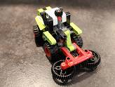 LEGO Technic : Mini CLAAS XERION - Appareillage du tracteur