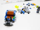 LEGO Hidden Side : Le buggy de plage de Jack - L\'arrière du buggy en construction